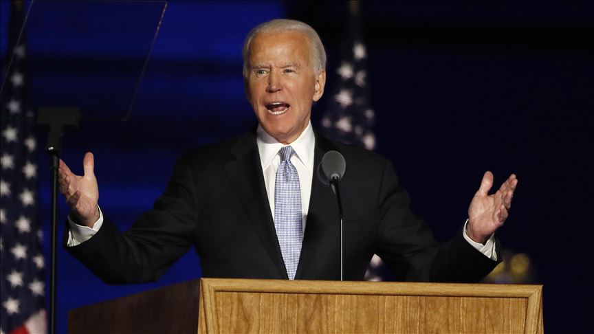 President-elect Biden pledges unity in victory speech
