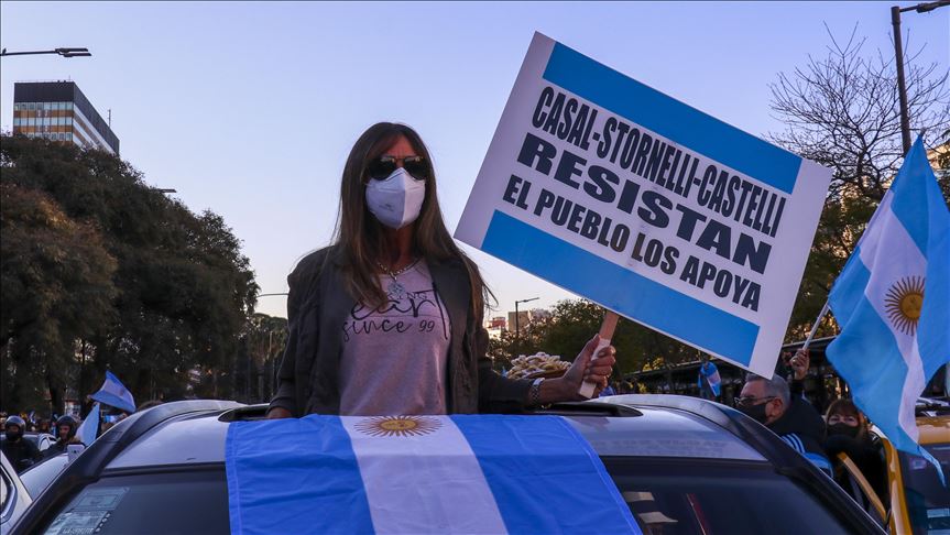 Nuevas protestas en Argentina en contra del Gobierno de Alberto Fernández