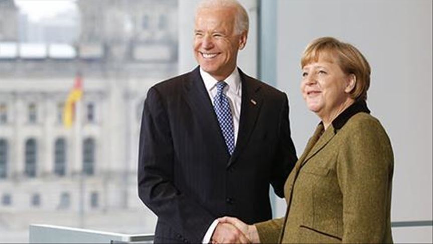Merkel congratulates Biden in telephone call