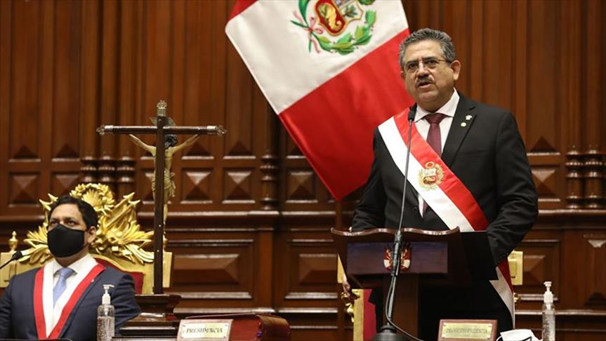 Nuevo presidente de Perú: mi primer compromiso es respetar las elecciones de abril del 2021
