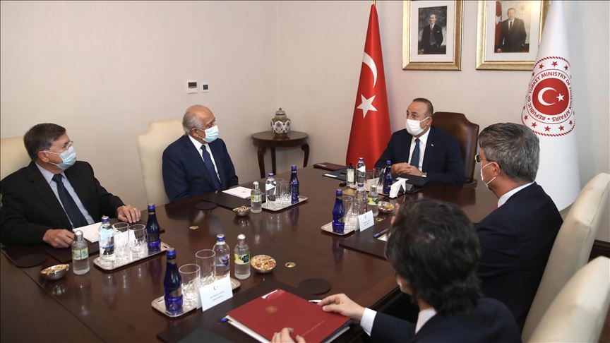 Turkish top diplomat receives US' Afghan peace envoy
