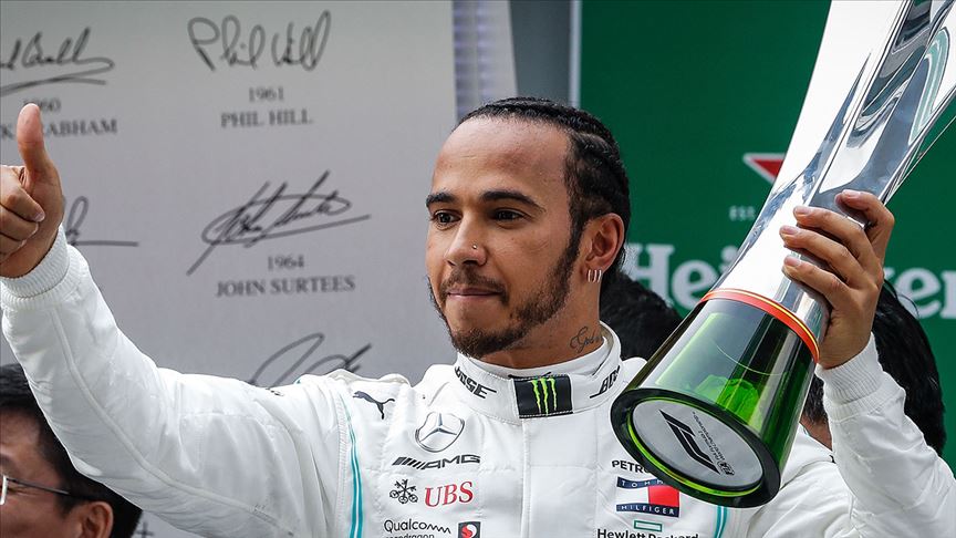 Hamilton Schumacher'in rekoru için İstanbul'da