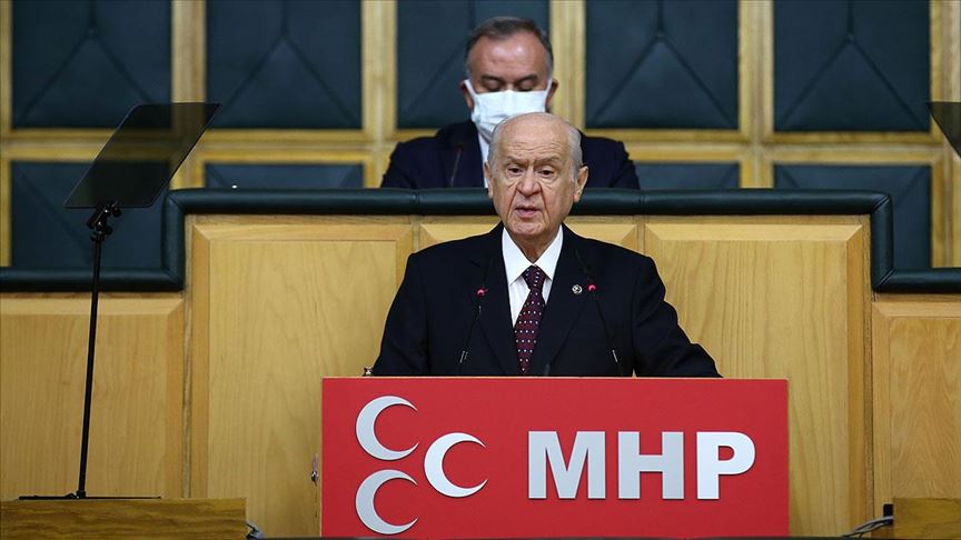 MHP Genel Başkanı Bahçeli: Kıbrıs'ta eşit haklara dayanan iki kesimli egemen devlet yapılanması artık mecburiyettir