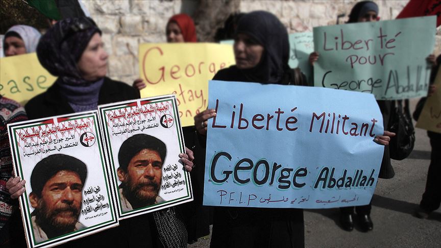 "Fransa'nın en eski mahkumu" Lübnanlı George Abdullah cezası bitmesine rağmen parmaklıklar ardında