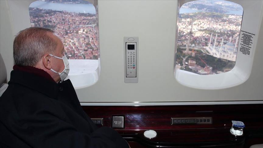 إسطنبول.. أردوغان يتفقد أعمال إزالة أبراج البث الإذاعي والتلفزيوني