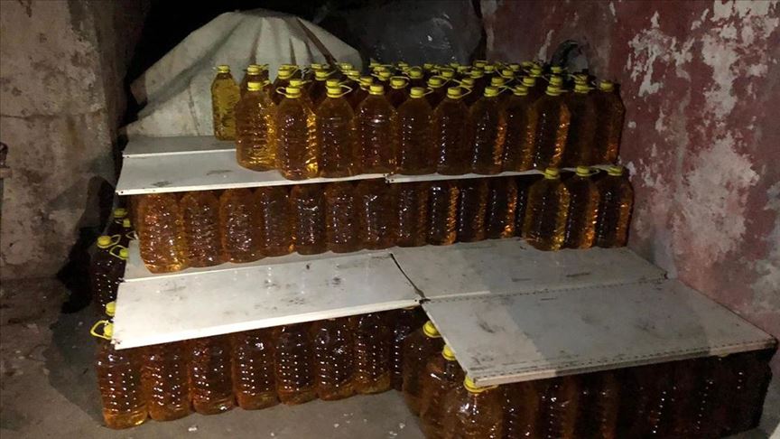 Tekirdağ'da 90,5 ton kaçak içki ele geçirildi
