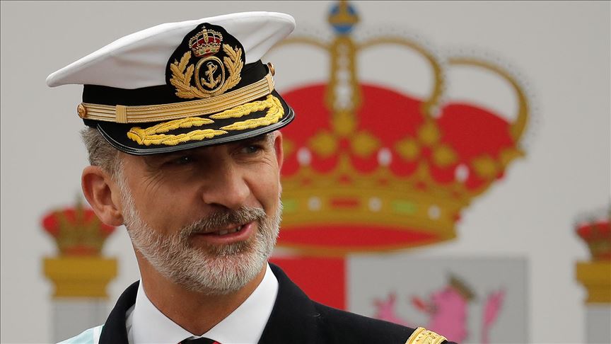 El rey Felipe VI de España entra a cuarentena por tener contacto con un paciente positivo