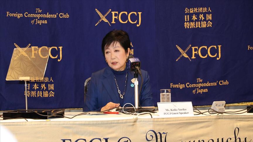 Tokyo Valisi Koike'den Tokyo 2020 için 'yeni model hazırlığı' vurgusu