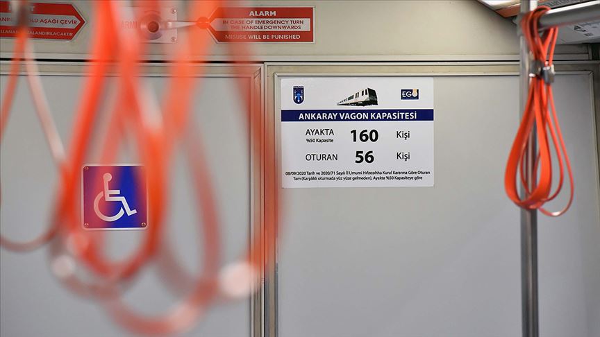 Başkentte toplu ulaşıma Kovid-19 düzenlemesi