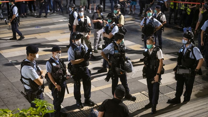 Hong Kong lideri Lam, ulusal güvenlik yasasının 'istikrarın sağlanmasında etkili olduğunu' savundu