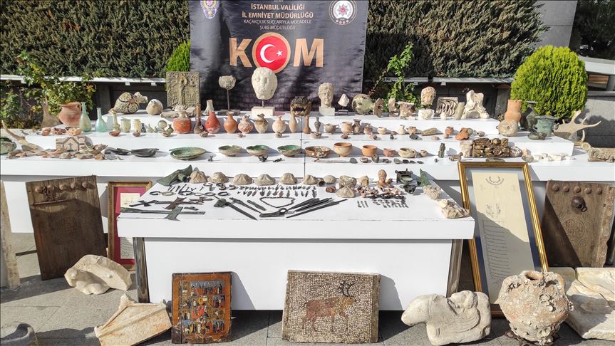 '658 artifacts seized in Istanbul, Turkey'