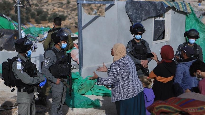 تخریب خانه 4 فلسطینی در کرانه باختری توسط نظامیان اسرائیل