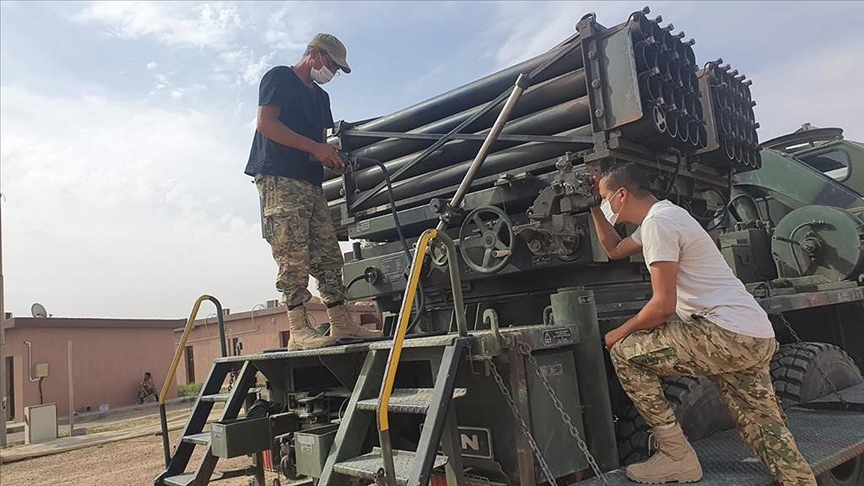 MSB: Libya Silahlı Kuvvetlerine çok namlulu roketatar eğitimleri verildi
