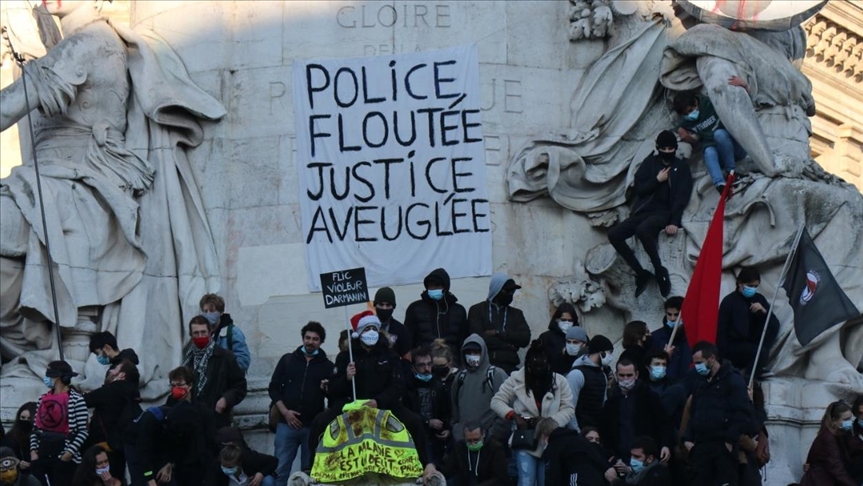 Manifestaciones en Francia contra la ley de seguridad de Macron