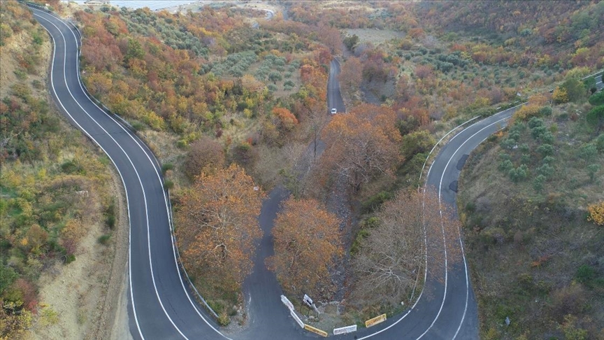Ganos Ormanı sonbahara renk cümbüşü ile veda ediyor