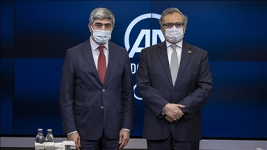Pakistan'ın Ankara Büyükelçisi Gazi'den AA'ya ziyaret
