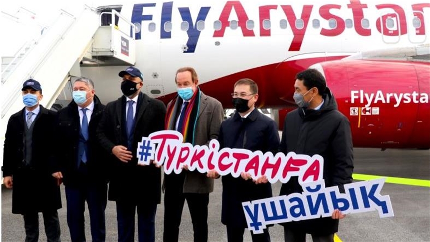 كازاخستان.. مطار "تركستان" الدولي يستقبل أول رحلة جوية