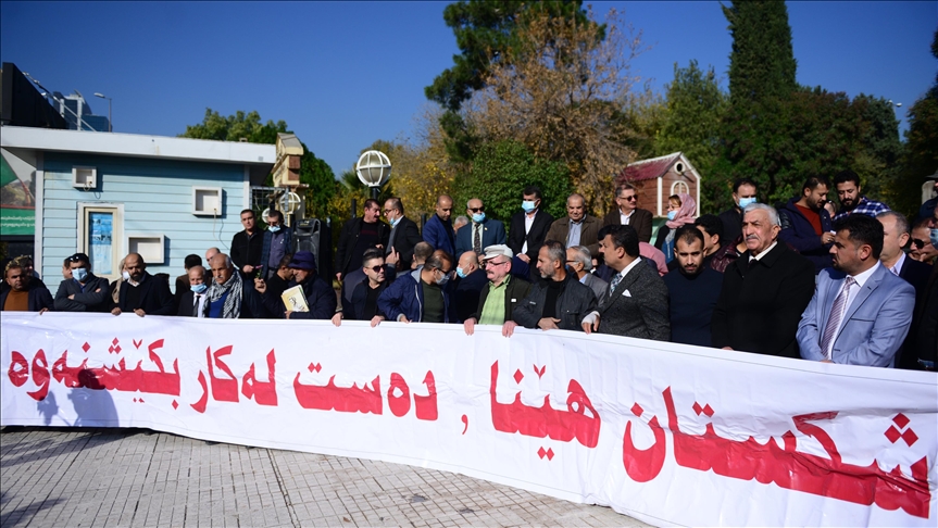 سلێمانی.. گردبوونەوەی مامۆستایان