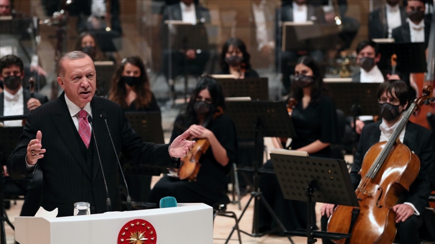 Cumhurbaşkanı Erdoğan: Türkiye kültür ve sanatta prangalarından kurtulmuştur