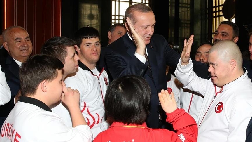 ورزشکاران معلول ترکیه از اردوغان قدردانی کردند