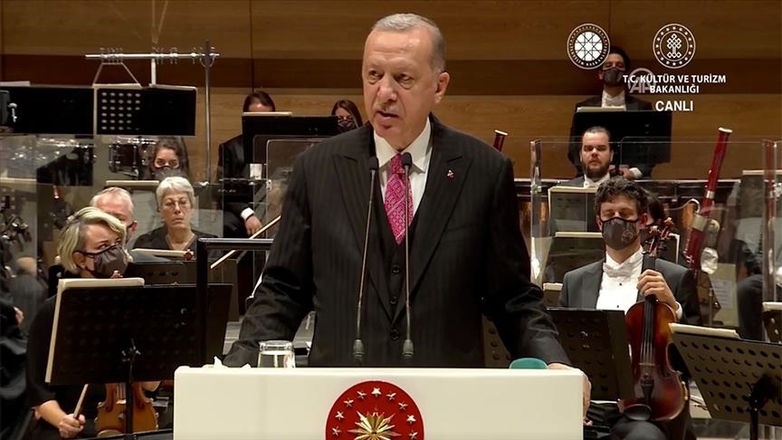 Erdogan na otvaranju zgrade Predsjedničkog simfonijskog orkestra