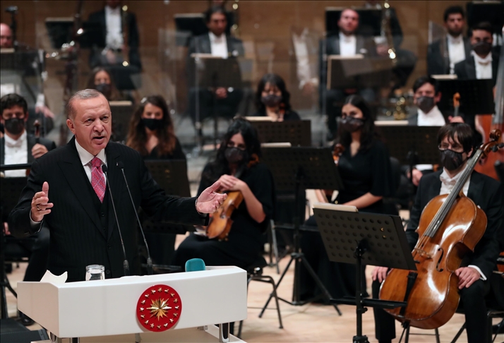 Turska: Erdogan u Ankari otvorio koncertnu dvoranu Predsjedničkog simfonijskog orkestra