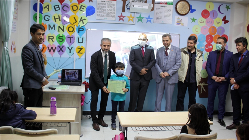 وقف المعارف التركي يفتتح مدرسة ابتدائية بكابل