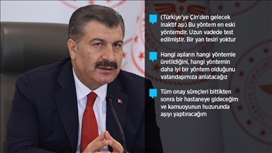 Bakan Koca, Kovid-19 aşı çalışmalarının detaylarını anlattı