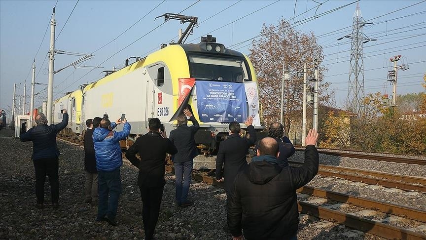 First China-bound freight train arrives NW Turkey