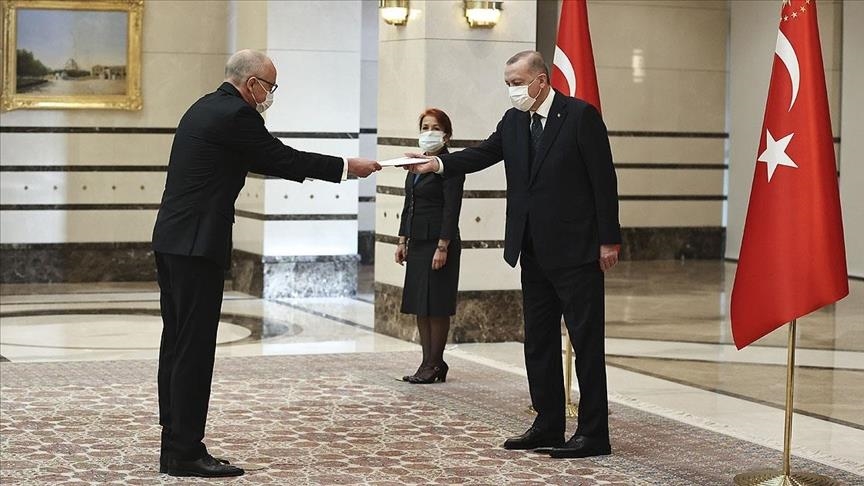 New envoys present credentials to Turkish president