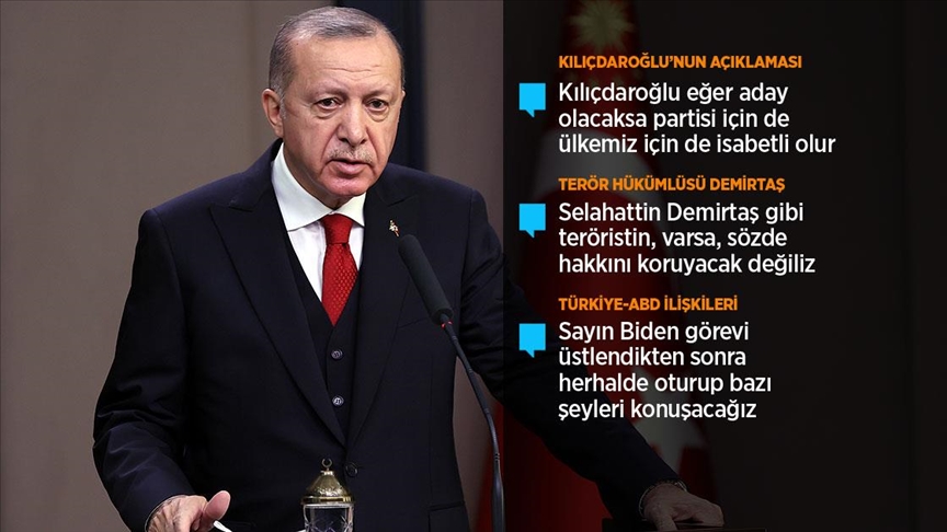 Cumhurbaşkanı Erdoğan: Hamdolsun bugün yıldız ve hilal Karabağ semalarında gururla dalgalanıyor