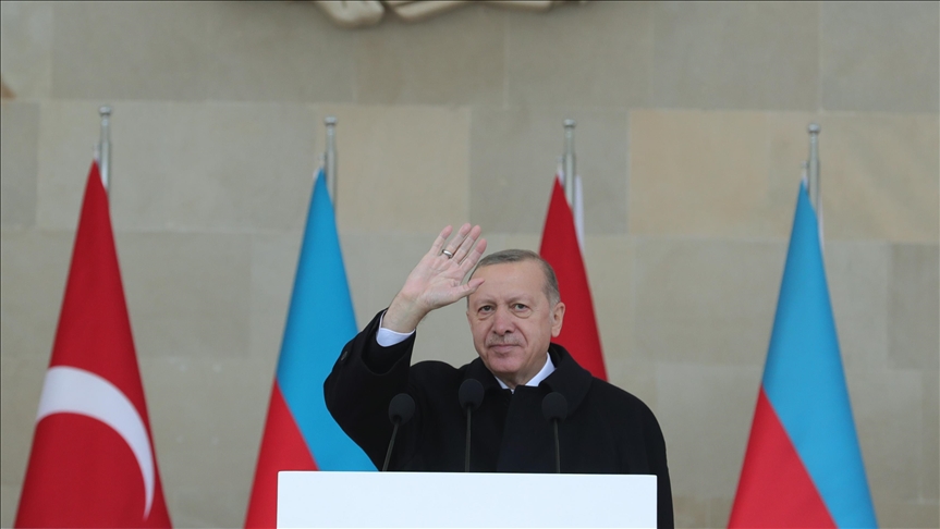 Erdogan invite les Arméniens à ouvrir une nouvelle ère en tirant les leçons du Haut-Karabagh
