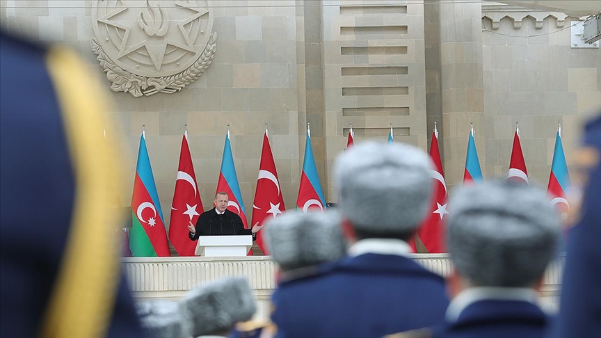 CANLI - Cumhurbaşkanı Erdoğan: Azerbaycan destan yazmaya devam edecek