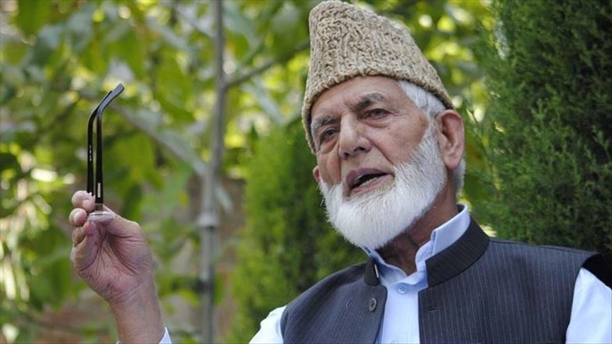 Kashmir: Geelani bashes 'criminal' int'l silence
