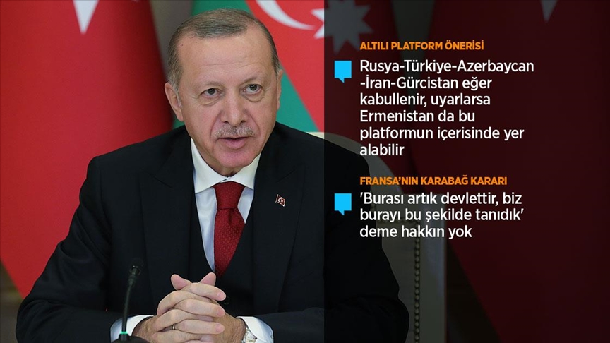 Cumhurbaşkanı Erdoğan: Kapılarımızı Ermenistan'a kapatalım diye bir derdimiz yok