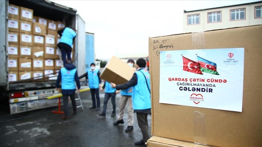 Turkey's Diyanet Foundation sends aid to Azerbaijan