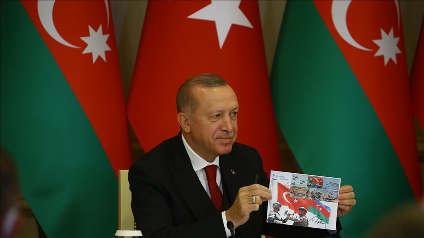 Macron’s plans backfired by Aliyev’s stance: Erdogan