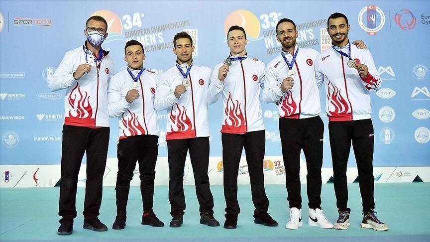 Turkish gymnastics team ranks 2nd in Euro championships