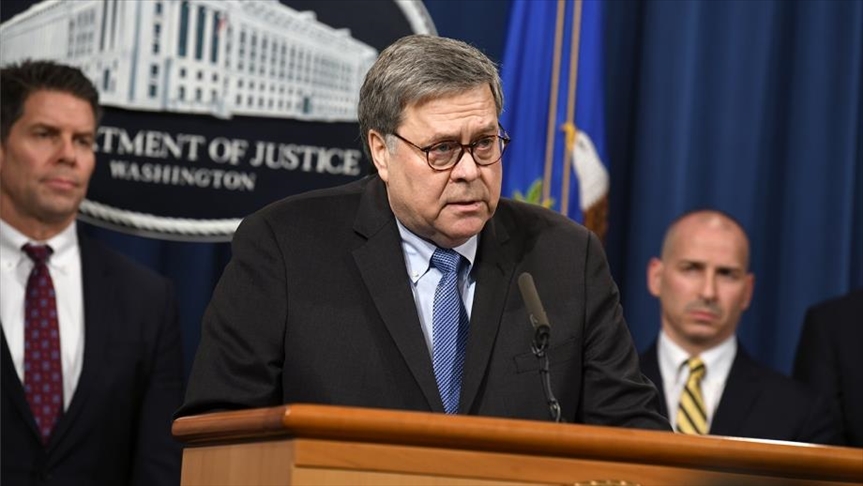 El fiscal general de EEUU William Barr dejará su cargo a partir del 23 de  diciembre