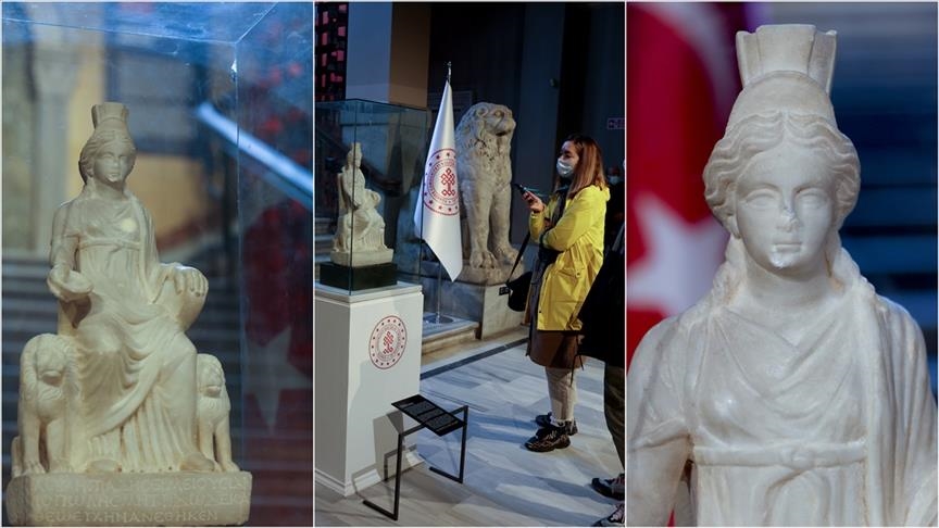 Turkey: Ancient Cybele statue on display for visitors