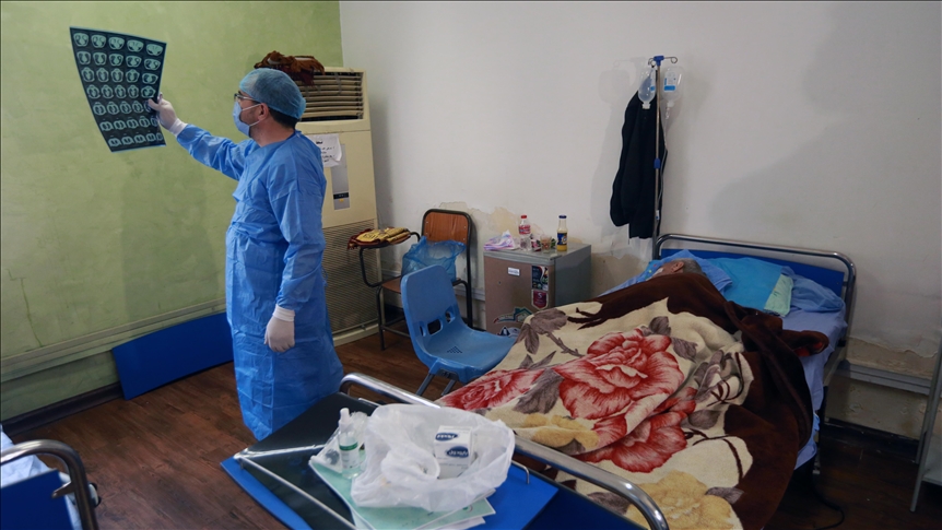 Anadolu Agency inside Iraqi hospital during pandemic