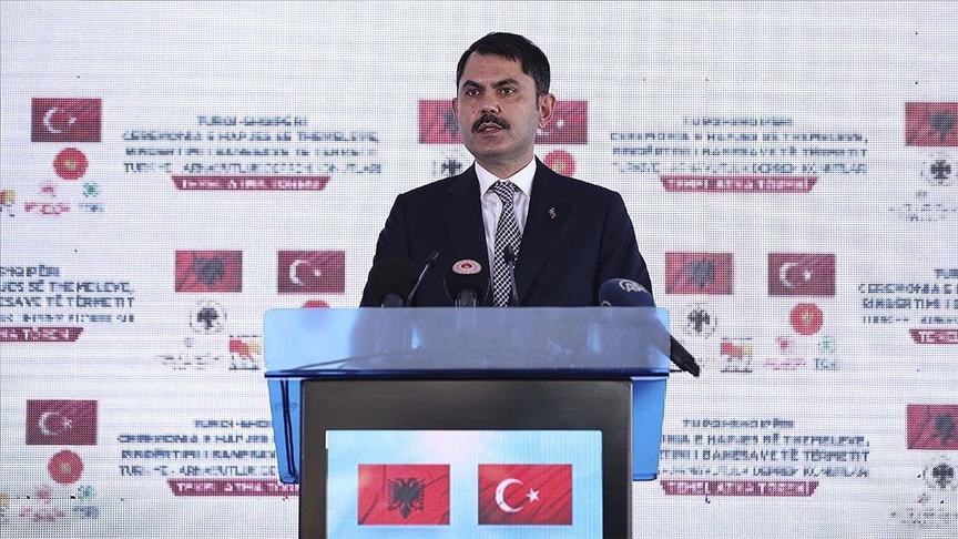 Bakan Kurum: Arnavutluk'ta inşa edilecek konutlar iki ülke arasındaki kardeşlik hukukunu daha da güçlendirecek
