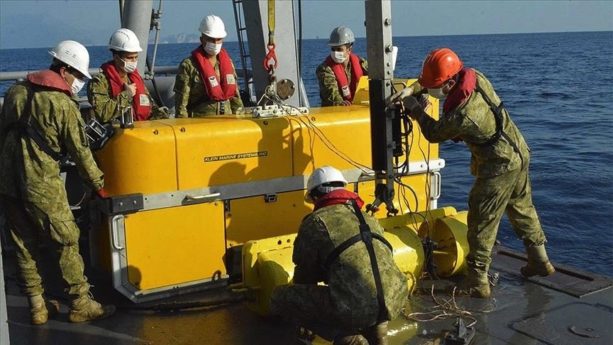 La Marine turque fait des images Sonar à 2800m de profondeur
