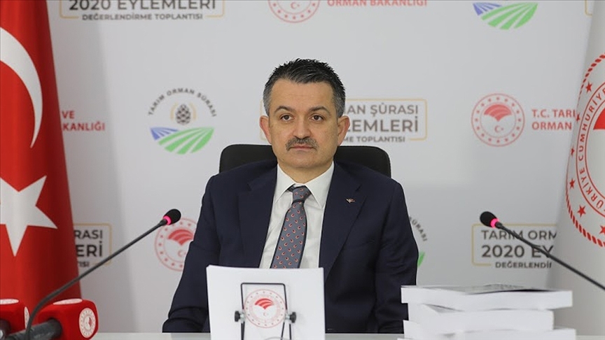 Tarım ve Orman Bakanı Pakdemirli: 2020'de birçok üründe Cumhuriyet tarihinin rekor üretimlerine ulaştık