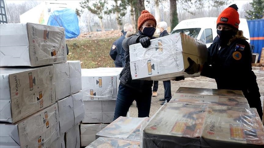 Croatie : Arrivée de l'aide de la Turquie aux victimes du tremblement de terre
