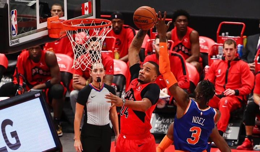 NBA: Raptors beat Knicks for 1st win of season