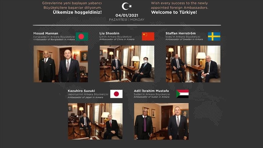 Top Turkish diplomat welcomes new envoys to Ankara