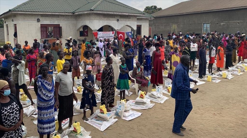 Turkish charity delivers food aid to South Sudan