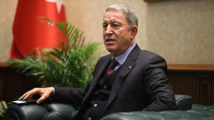 Milli Savunma Bakanı Akar: Yunanistan'la görüşmeler çerçevesinde sorunlarımızın çözülebileceğine inanıyoruz