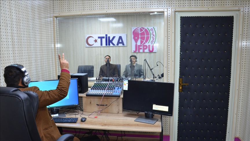 Turkish agency equips photo lab, radio studio in Kabul